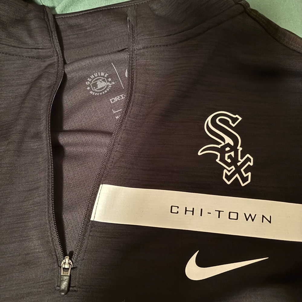 Nike Black and White Chi-Town Pullover